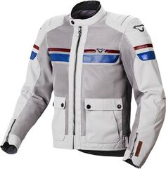Куртка Macna Fluent мотоциклетная текстильная, светло-серый