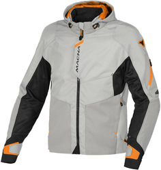 Куртка Macna Beacon водонепроницаемая мотоциклетная текстильная, серый