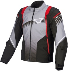 Куртка Macna Charger текстильная мотоциклетная, черный/серый/красный