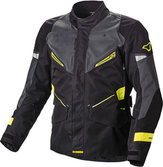 Куртка Macna Sonar NightEye мотоциклетная текстильная, черный/желтый