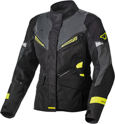 Куртка Macna Sonar NightEye мотоциклетная текстильная, черный/желтый
