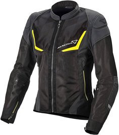 Куртка Macna Orcan NightEye мотоциклетная текстильная, черный/серый/зеленый