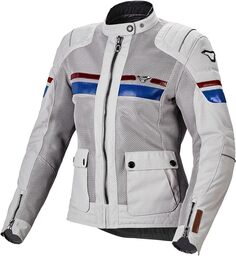 Куртка Macna Fluent мотоциклетная текстильная, светло-серый