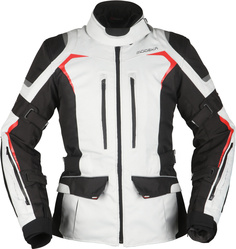 Куртка Modeka Elaya мотоциклетная текстильная, светло-серый/черный