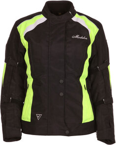 Куртка Modeka Janika мотоциклетная текстильная, черный/зеленый