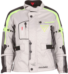 Куртка Modeka El Chango детская мотоциклетная текстильная, светло-серый