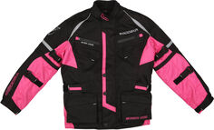 Куртка Modeka Tourex II детская мотоциклетная текстильная, черный/розовый
