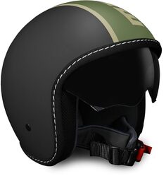 Шлем MOMODESIGN Blade реактивный, черный/зеленый