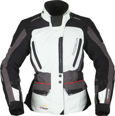 Куртка Modeka Viper LT мотоциклетная текстильная, светло-серый/темно-серый/черный