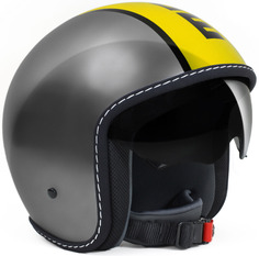 Шлем MOMO Blade Glossy реактивный, серый/желтый/черный