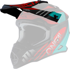 Козырек шлема Oneal 2Series Spyde 2.0, черный/красный O'neal