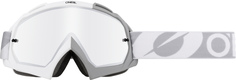 Очки Oneal B-10 Twoface Silver Mirror для мотокросса, белый/серый O'neal