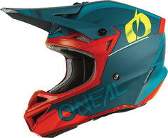 Шлем Oneal 5Series Haze V.22 для мотокросса, синий/красный O'neal