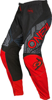 Штаны Oneal Element Camo V.22 молодежные мотокроссовые, черный/красный O'neal
