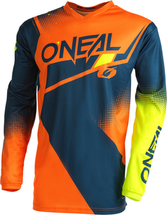 Джерси Oneal Element Racewear V.22 мотокросс, синий/желто-красный O'neal