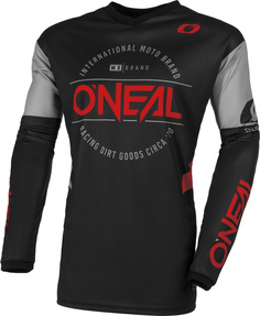 Джерси Oneal Element Brand мотокросс, черный/красный O'neal