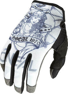 Перчатки Oneal Mayhem Sailor V.22 для мотокросса, черный/голубой O'neal