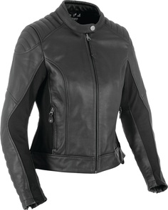 Куртка кожаная мотоциклетная Oxford Beckley Ladies, черный