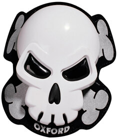 Наколенники Oxford Skull, белый