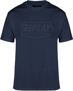 Футболка Replay Logo, темно-синий