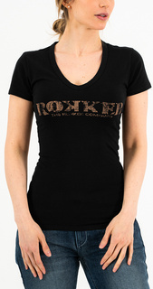 Рубашка мотоциклетная женская Rokker Vintage, черный