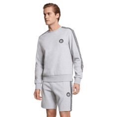 Свитшот Michael Kors Logo Tape Cotton Blend, серый