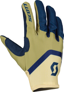Перчатки Scott 350 Track Evo с логотипом, синий/бежевый