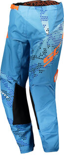 Детские мотоциклетные брюки Scott 350 Race с регулировкой талии, синий/оранжевый