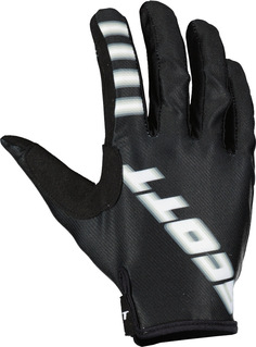 Перчатки Scott 350 Noise Evo с логотипом, черный/белый