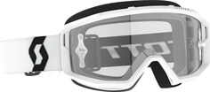 Мотоциклетные очки Scott Primal Clear с логотипом, белый