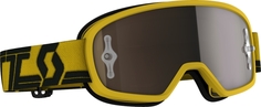 Детские мотоциклетные очки Scott Buzz Pro Chrome с логотипом, желтый/черный
