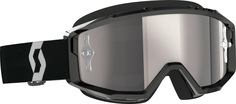 Мотоциклетные очки Scott Primal с логотипом, черный/белый