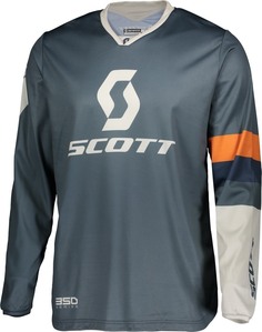 Кофта Scott 350 Track Regular с логотипом, синий/оранжевый