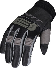 Перчатки Scott X-Plore с логотипом, черный/серый