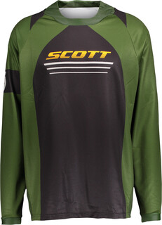 Кофта Scott X-Plore с круглым вырезом, черный/зеленый