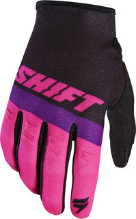 Перчатки Shift WHIT3 Air с логотипом, черный/розовый