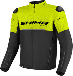 Мотоциклетная куртка SHIMA Drift с коротким воротником, черный/желтый