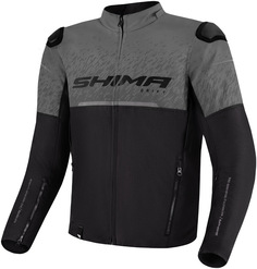 Мотоциклетная куртка SHIMA Drift с коротким воротником, черный/серый