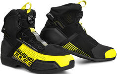Мотоциклетные ботинки SHIMA Edge водонепроницаемые, черный/желтый