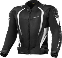 Мотоциклетная куртка SHIMA Mesh Pro с коротким воротником, черный/белый
