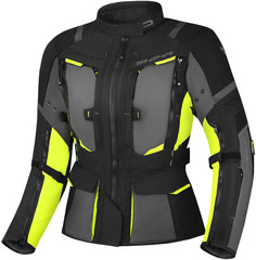 Женская мотоциклетная куртка SHIMA Hero 2.0 водонепроницаемая, черный/желтый