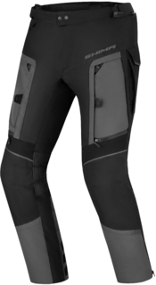 Мотоциклетные брюки SHIMA Hero 2.0 водонепроницаемые, черный/серый
