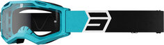 Мотоциклетные очки Shot Assault 2.0 Solar с логотипом, бирюзовый