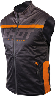 Куртка Shot Bodywarmer Lite 2.0 без рукавов, черный/оранжевый