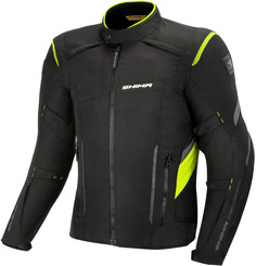 Мотоциклетная куртка SHIMA Rush водонепроницаемая, черный/желтый