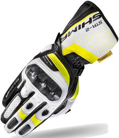 Перчатки SHIMA STR-2 с регулируемым запястьем, черный/белый/желтый