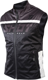 Куртка Shot Bodywarmer Lite 2.0 без рукавов, черный/белый