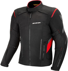 Мотоциклетная куртка SHIMA Rush водонепроницаемая, черный/красный