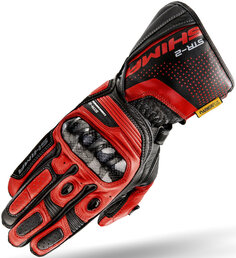 Перчатки SHIMA STR-2 с регулируемым запястьем, черный/красный