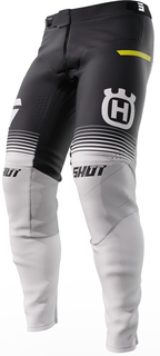 Мотоциклетные брюки Shot Aerolite Husqvarna Limited Edition с логотипом, черный/белый